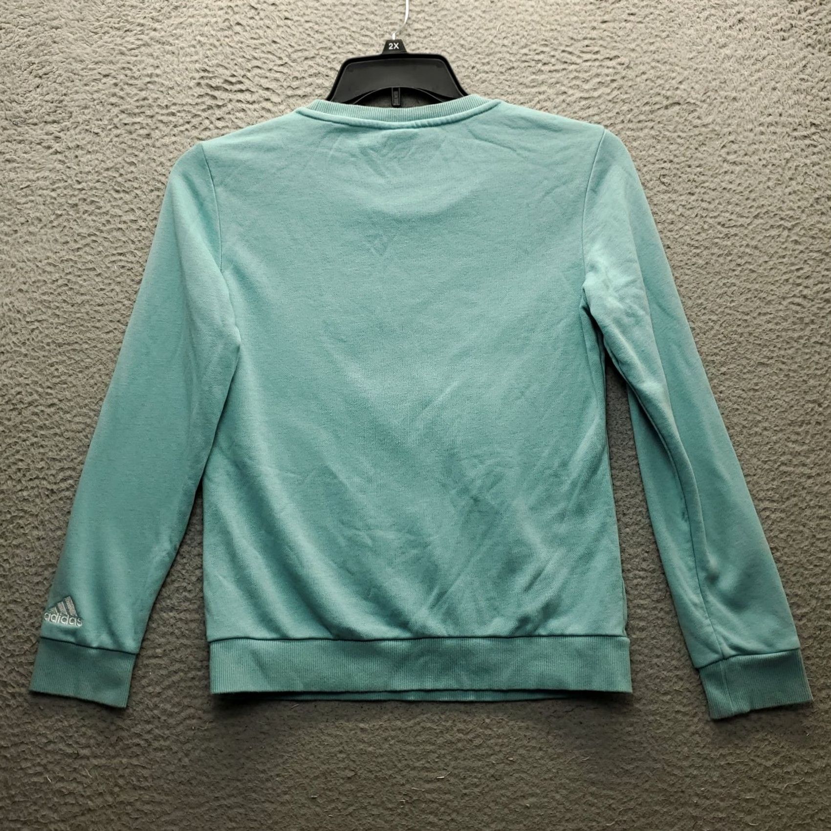 Adidas Adidas Sweatshirt Womens S Green Graphic Logo Raglan Sleeve Crew Neck Pullover Size S / US 4 / IT 40 - 2 Thumbnail