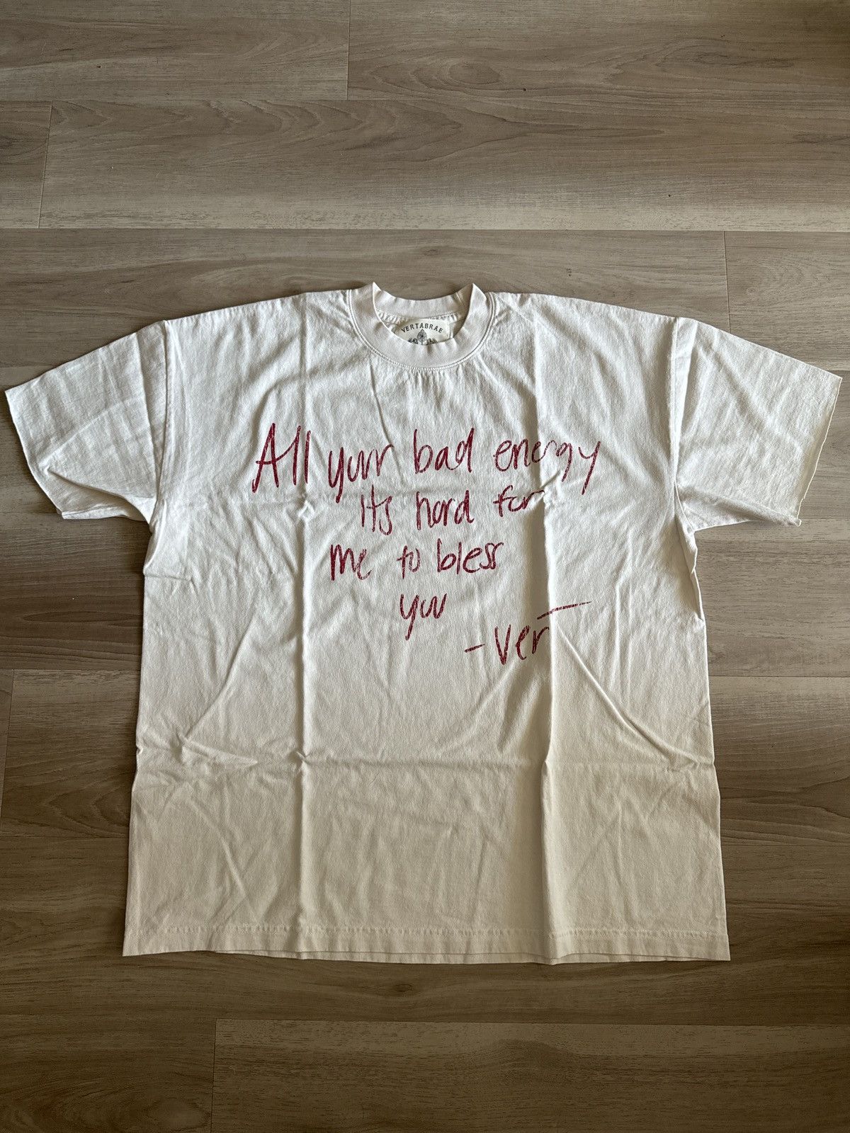 image of Vertabrae Bad Energy Tee in White, Men's (Size Large)