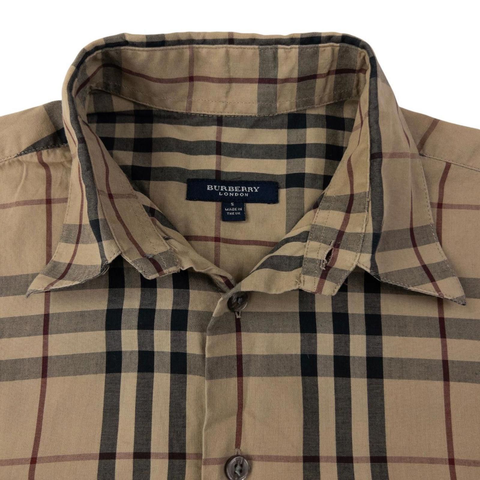 Burberry Vintage Burberry Nova Check Short Sleeve Button Shirt Size S Size US S / EU 44-46 / 1 - 4 Thumbnail