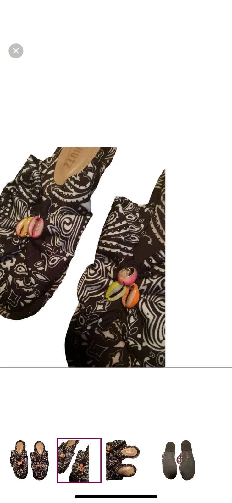 SCHUTZ Brand new paisley Schutz sandals Size US 6 / IT 36 - 3 Thumbnail