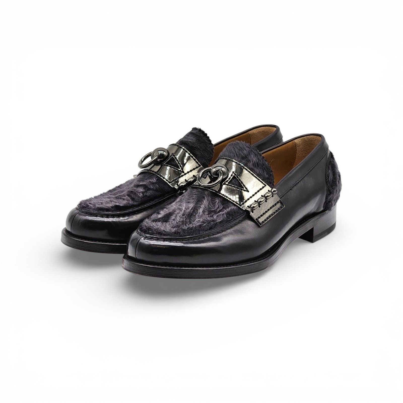 Christian Louboutin Cheliviss Meteor Leather Oxford Shoes EU 41 US 8 - $2695 Christian Louboutin Cheliviss Meteor Leather Oxford Shoes EU  main image 2