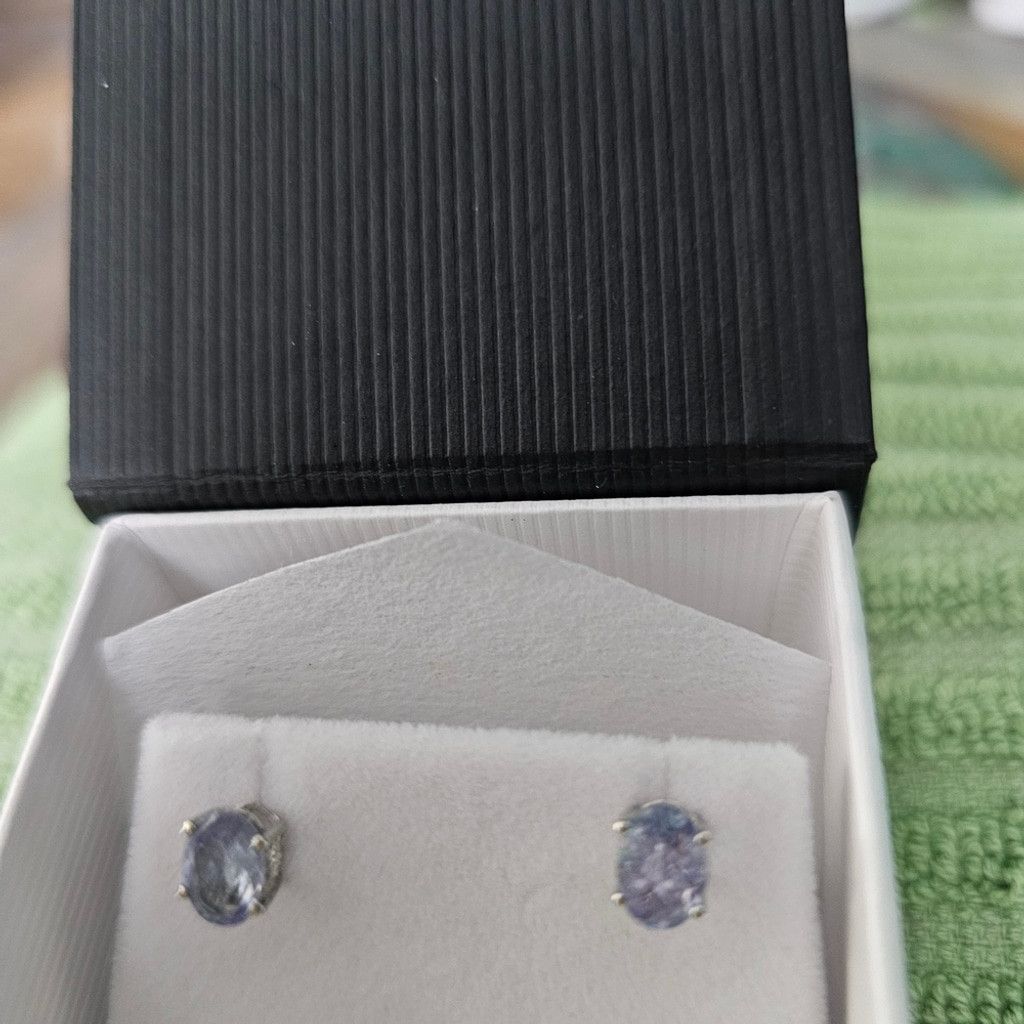Other Elegant 2ct Natural Tanzanite Stud Earrings Size ONE SIZE - 4 Thumbnail