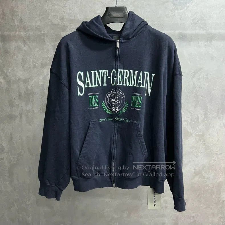 Balenciaga Balenciaga Saint-Germain Zip Hoodie. Size US XXS / EU 40 - 1 Thumbnail