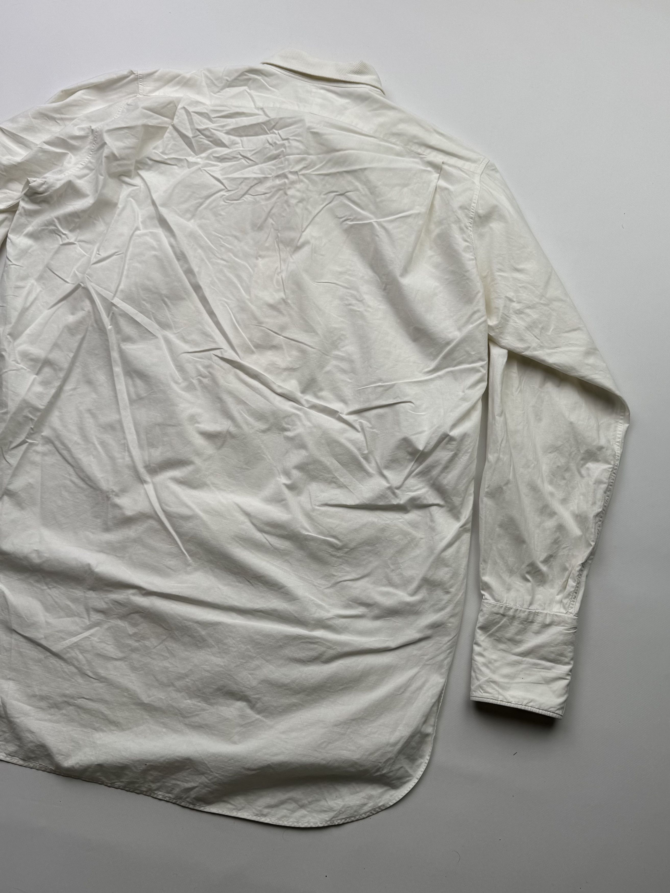 Yohji Yamamoto Vintage Asymmetry Shirt Yohji Style B689(V324)E2 Size US M / EU 48-50 / 2 - 10 Thumbnail