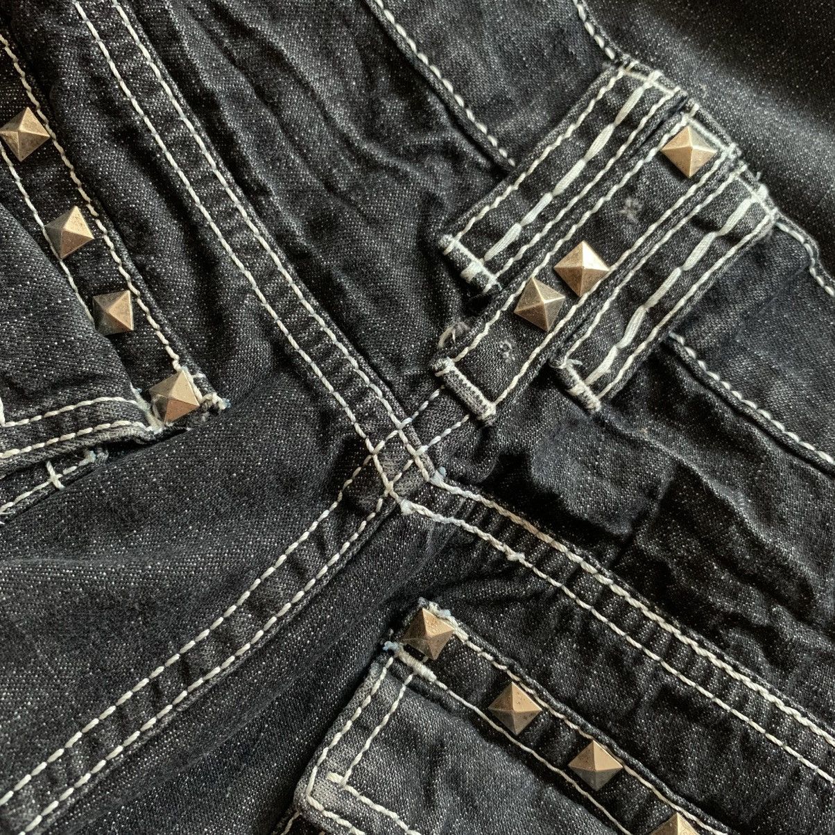 Japanese Brand Y2K Victorious LA Los Angeles Denim Pants Size US 34 / EU 50 - 7 Thumbnail