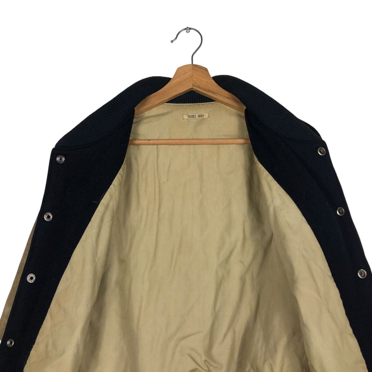 Japanese Brand 🔥VINTAGE JUMPER VARSITY LEATHER JACKET PAROLE MODE BIG LOGO Size US M / EU 48-50 / 2 - 16 Thumbnail
