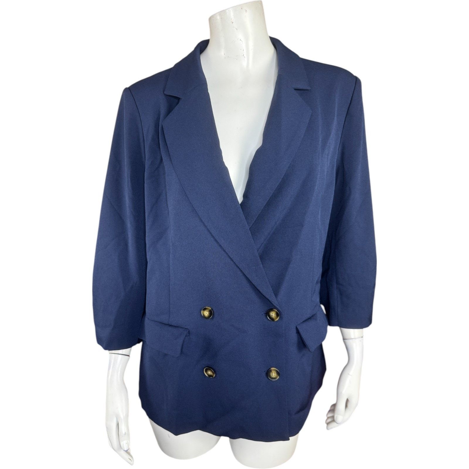 Other Studio Park x Amy Stran Navy Blazer Medium NWOT Jacket Size M / US 6-8 / IT 42-44 - 1 Thumbnail