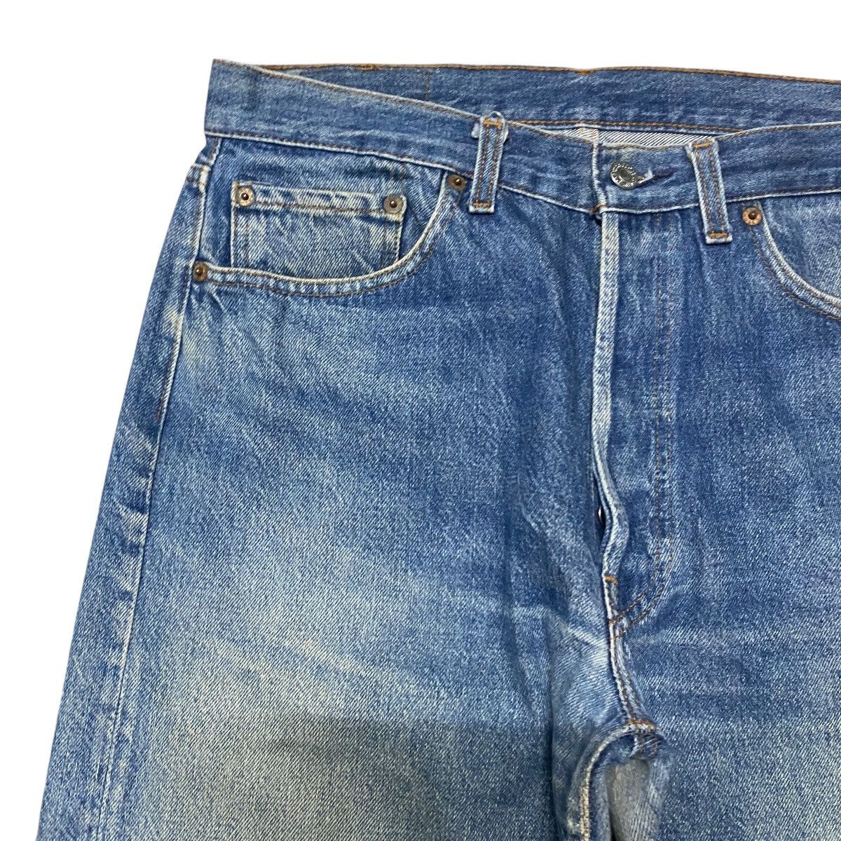 Levi's Vintage 80s Levis 501xx Distressed Jeans Size US 32 / EU 48 - 4 Thumbnail