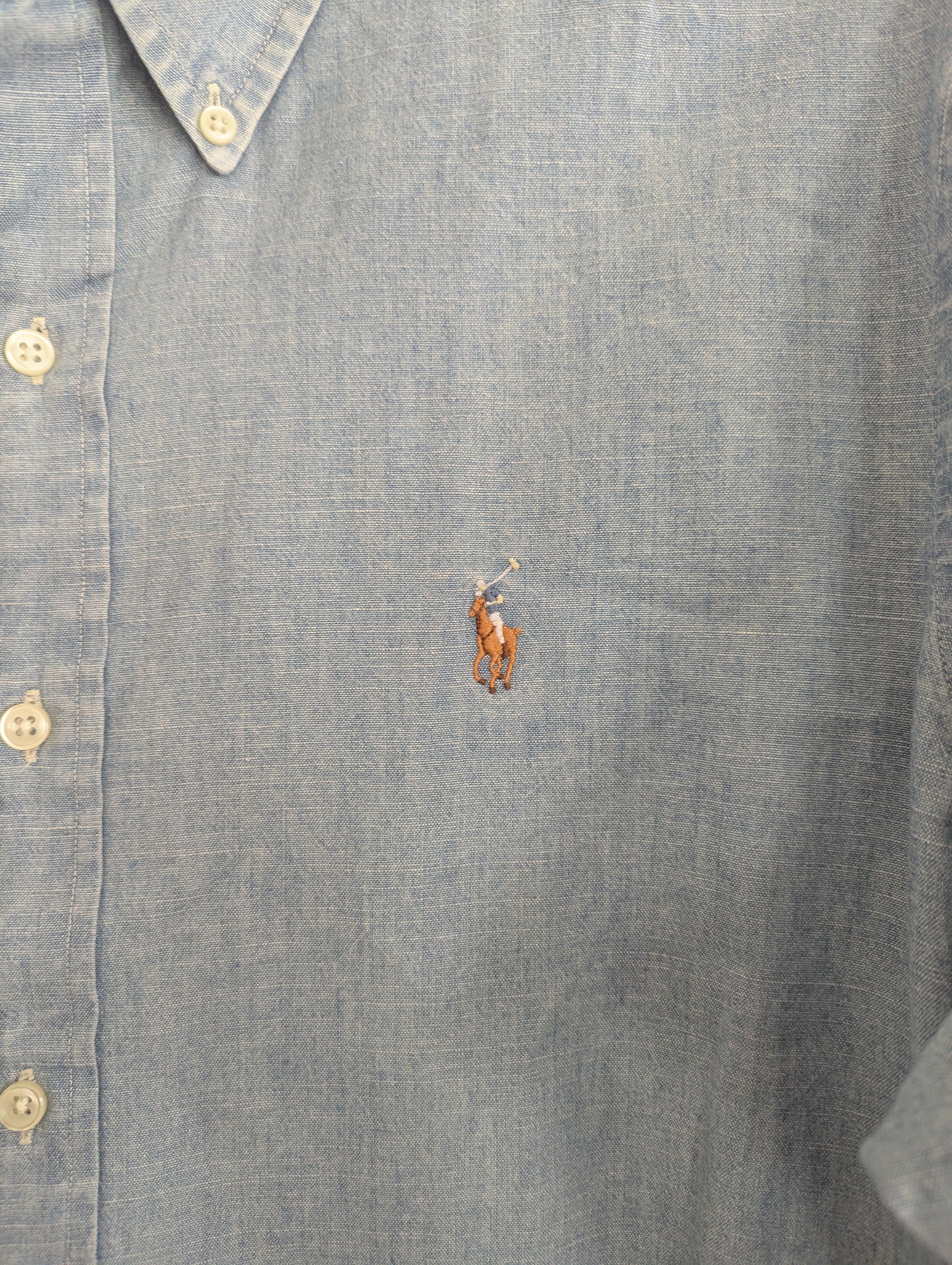 Polo Ralph Lauren Vintage Denims style fabric shirt Size US L / EU 52-54 / 3 - 2 Thumbnail