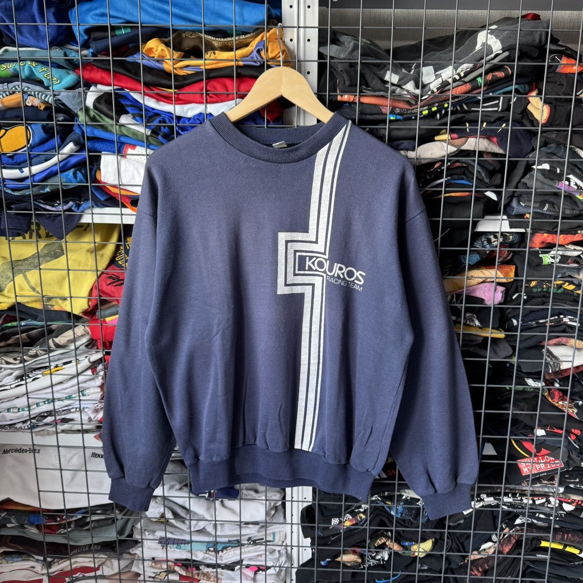 Mercedes-Benz Vintage 1987 YSL Kouros Racing Mercedes LeMans Sweatshirt Size US L / EU 52-54 / 3 - 1 Thumbnail
