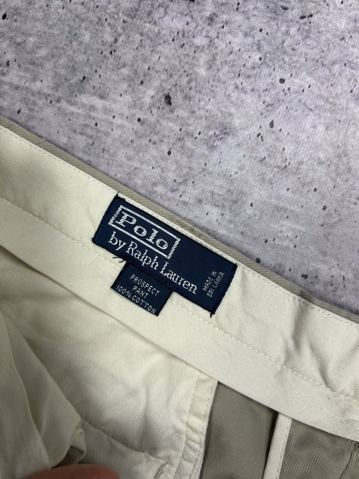 Designer × Polo Ralph Lauren × Vintage Vintage Polo Ralph Lauren Y2K Style Gordon ChinoBeige Pants Size US 38 / EU 54 - 15 Thumbnail