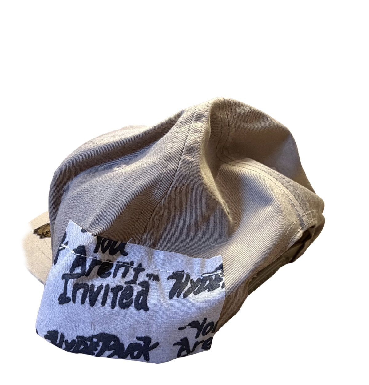 Hyde Park Goods Hyde Park “ You Aren’t Invited” Tan Snapback Hat Size ONE SIZE - 4 Thumbnail