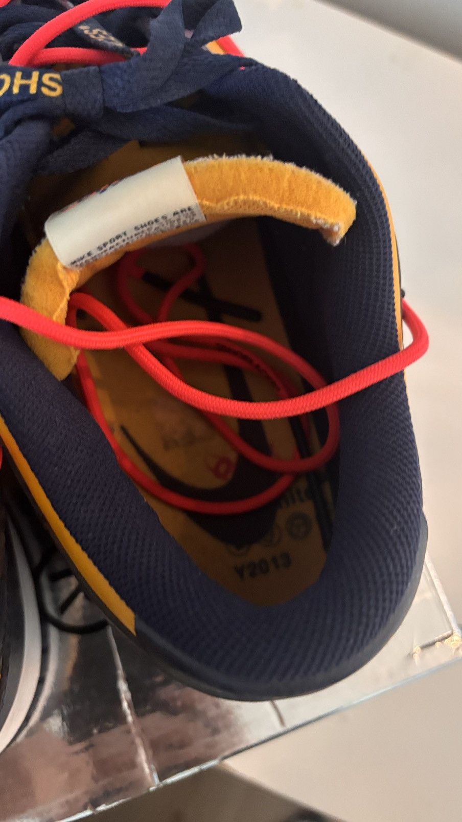 Nike × Off-White Nike X Off-White Dunk slow University Gold Size US 13 / EU 46 - 10 Thumbnail