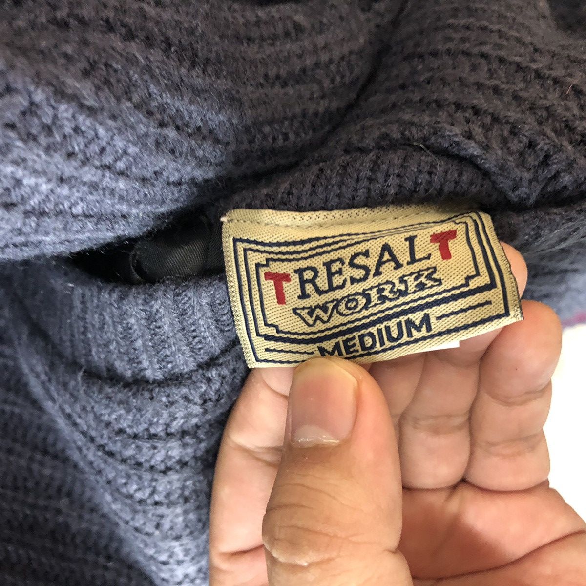 Japanese Brand Resal Work Black knitwear sweater vintage #A1702 Size US M / EU 48-50 / 2 - 9 Thumbnail