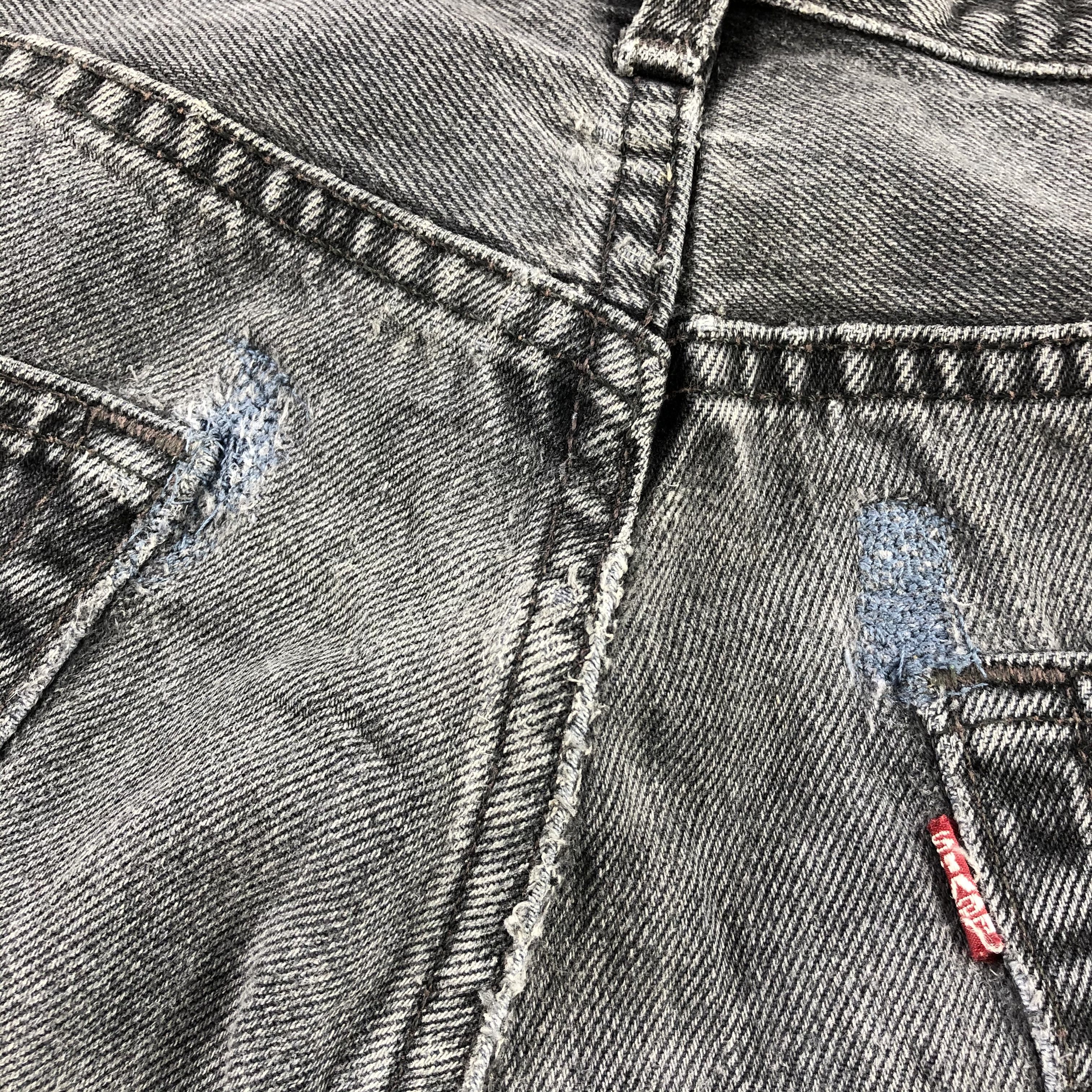 Levi's Vintage Faded Black Levis 501 Jeans-JM3040 Size US 32 / EU 48 - 7 Thumbnail