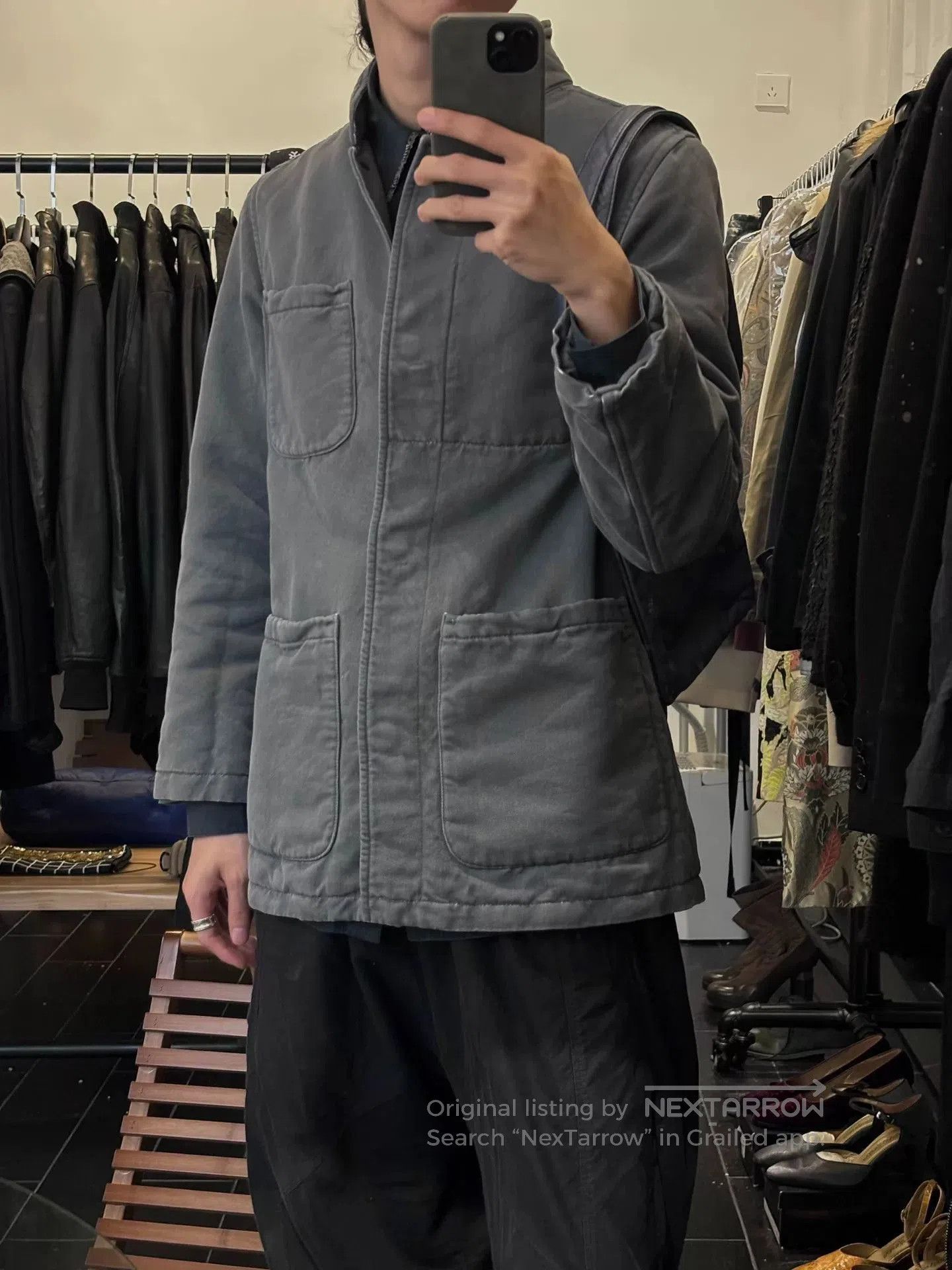 Maison Margiela Maison Martin Margiela Gray Pocket Jacket. Size US M / EU 48-50 / 2 - 2 Thumbnail
