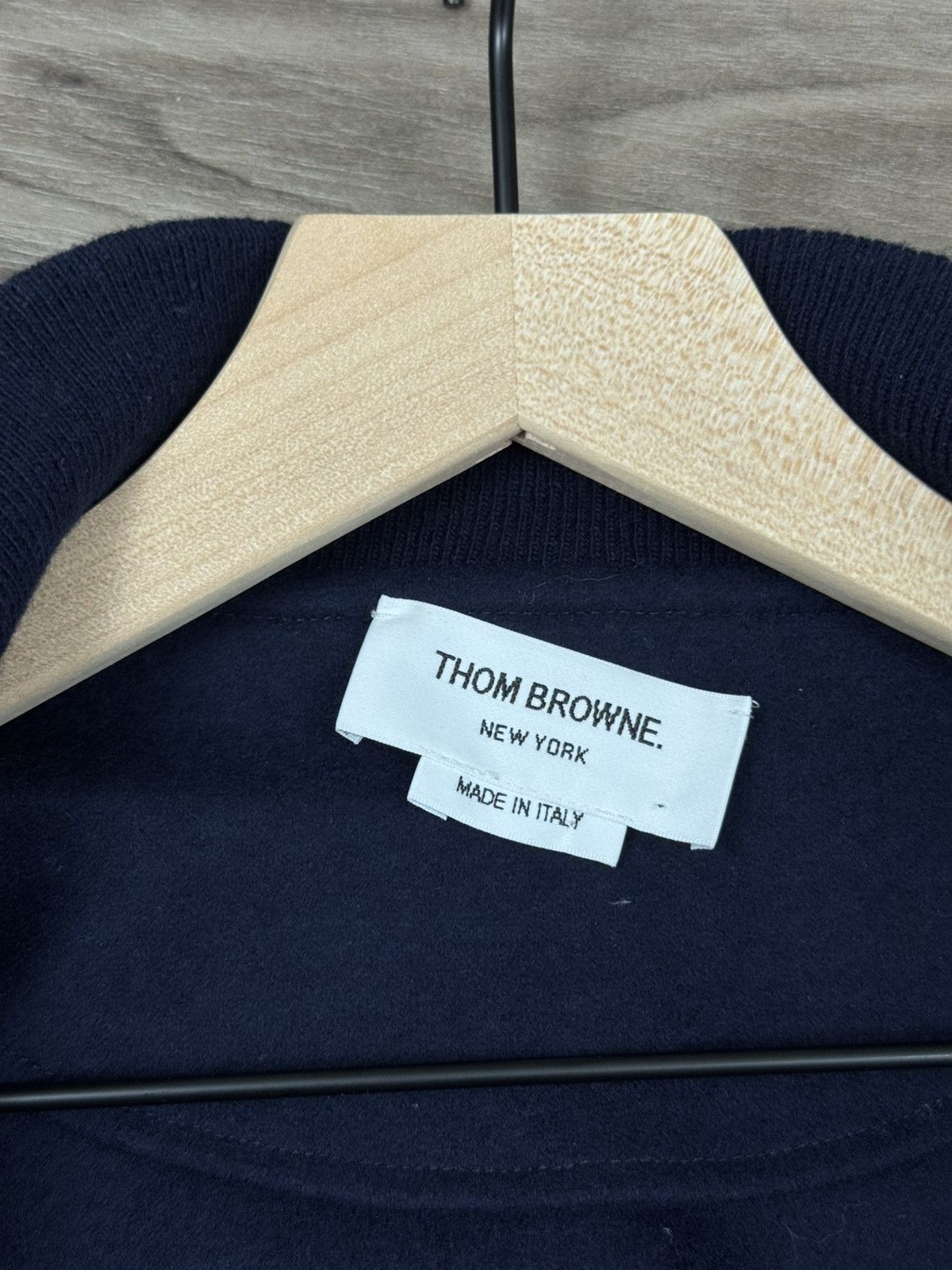 Thom Browne Amazing Thom Browne Wool Bomber Jacket Size 0 Size US S / EU 44-46 / 1 - 7 Thumbnail