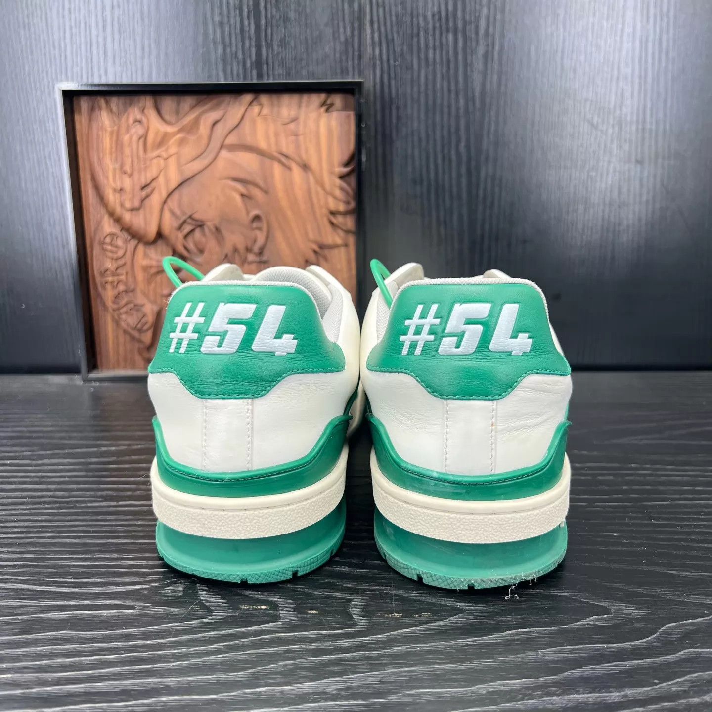 Louis Vuitton LV OG Trainer White Green UK7/EUR41 Size US 8 / EU 41 - 5 Thumbnail