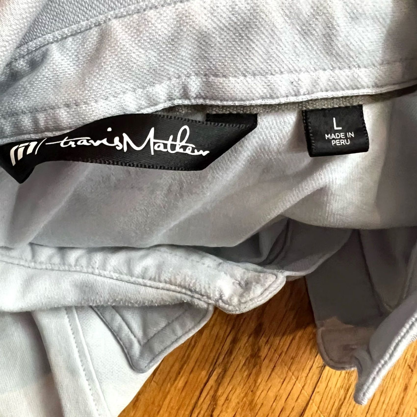 TravisMathew Travis Mathew Polo Shirt Mens Large Stripe Golf Gray L Regular Men Polo Gray Mens Size US L / EU 52-54 / 3 - 7 Thumbnail