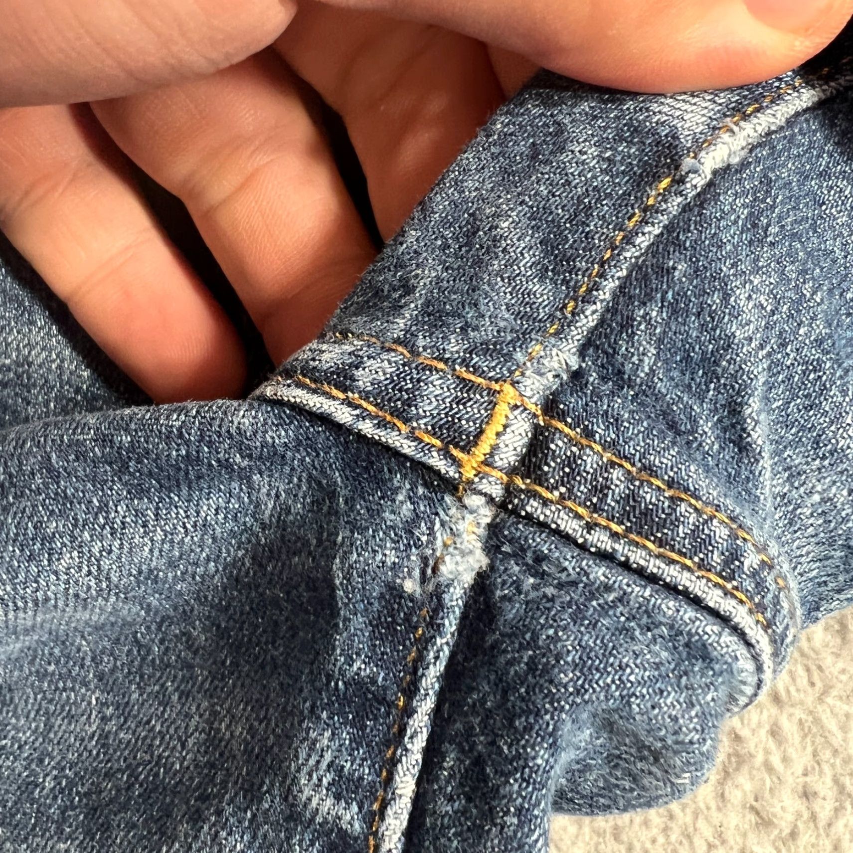 American Eagle Outfitters VINTAGE American Eagle Jeans Men's 30x31 Slim Skinny Denim Medium Wash Casual Pants Mens Size US 30 / EU 46 - 5 Thumbnail