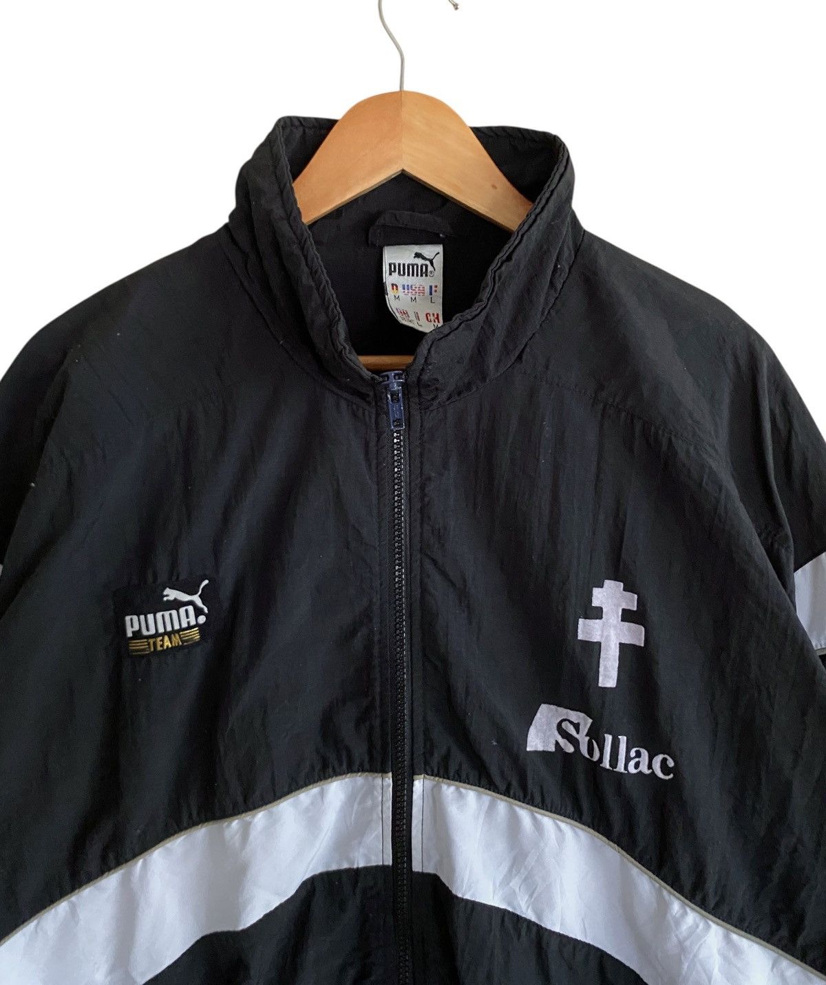 Vintage Very Rare Vintage Team Football French FC METZ Jacket 1990s Size US M / EU 48-50 / 2 - 3 Thumbnail