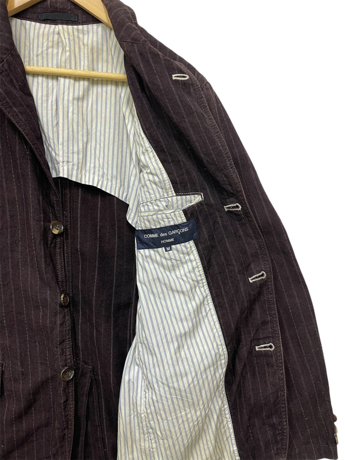Comme des Garcons CDG Comme des GARCONS AD 2005 stripe Blazer Size US M / EU 48-50 / 2 - 6 Thumbnail