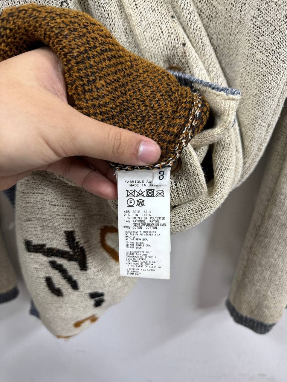 Yohji Yamamoto AW22 Yohji Yamamoto Pour Homme Shrimp Long Cardigan Size US L / EU 52-54 / 3 - 6 Thumbnail