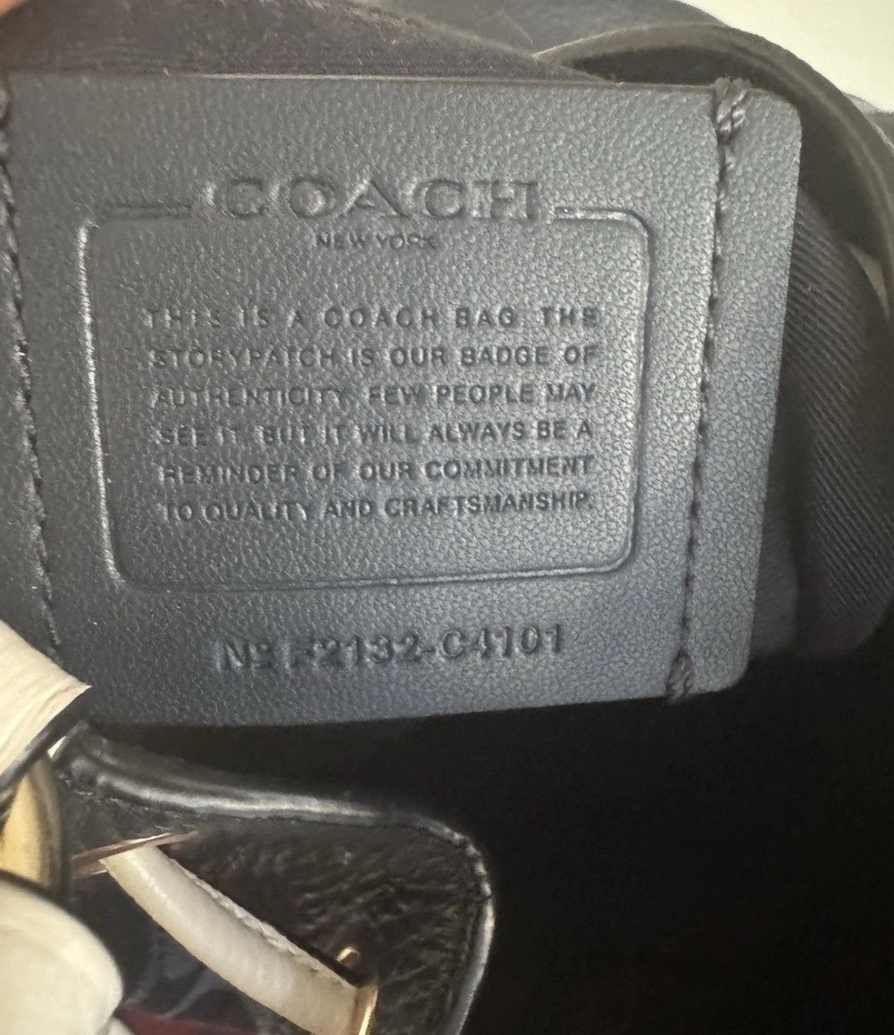 Coach Coach Signature Shoulder Bag Denim Navy Size ONE SIZE - 8 Thumbnail