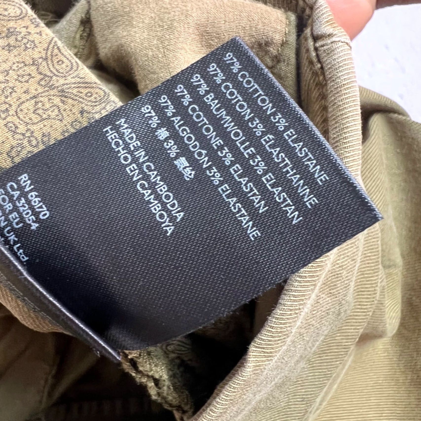 Anthropologie Anthropologie Womens Size 8 Olive High-Waisted Pleated Shorts Cotton Blend Shirt Women Olive Green ? Size 30" / US 8 / IT 44 - 4 Thumbnail