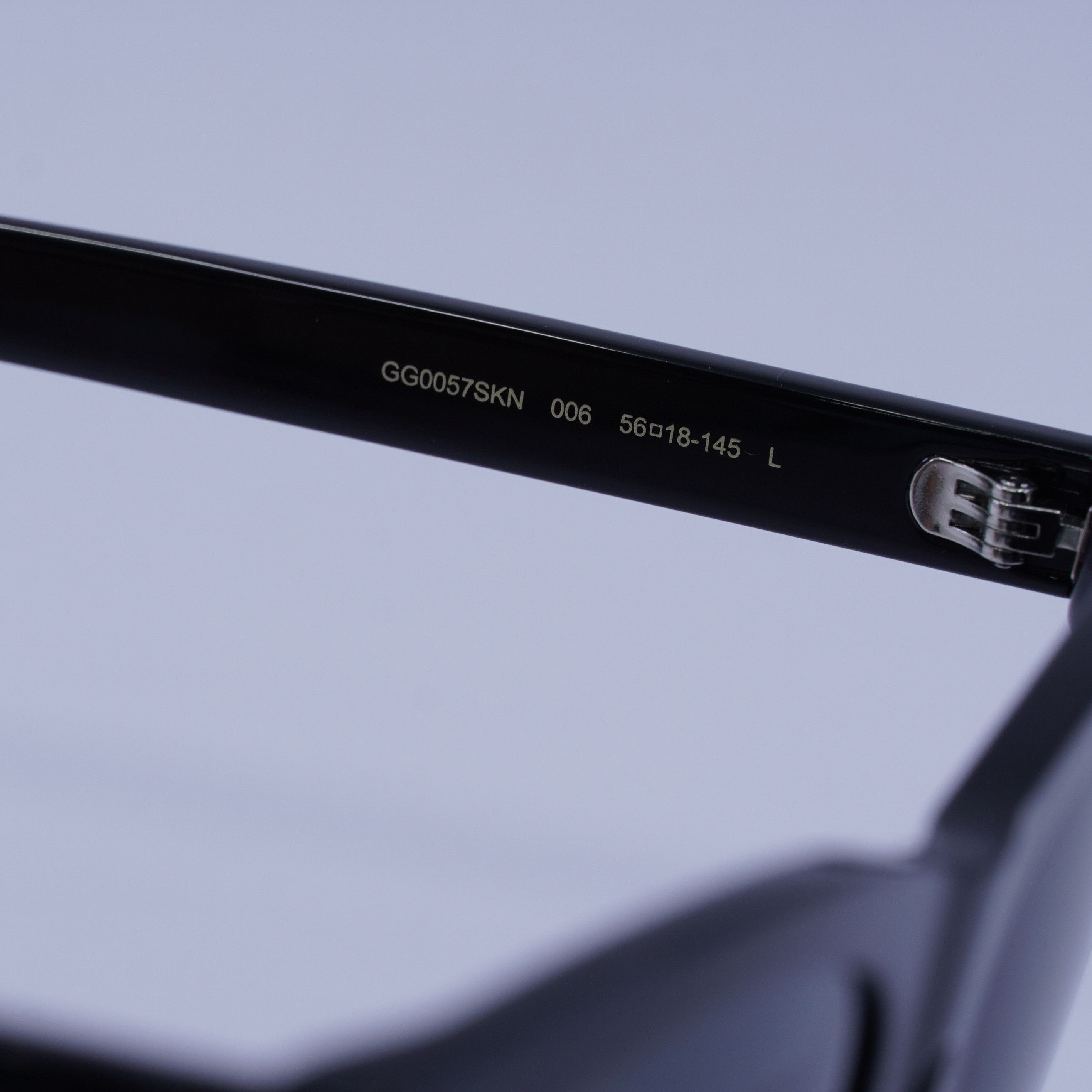 Gucci Gucci GG0057SKN 006 Men Sunglasses Black Square Frame Size ONE SIZE - 8 Thumbnail