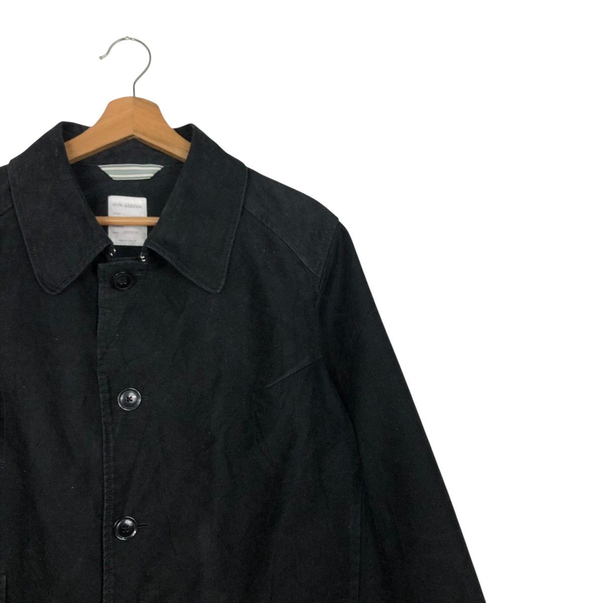 Japanese Brand 🔥RICH BLACK VINTAGE CHORE JACKET ADDITION ISSEY MIYAKE Size US M / EU 48-50 / 2 - 8 Thumbnail