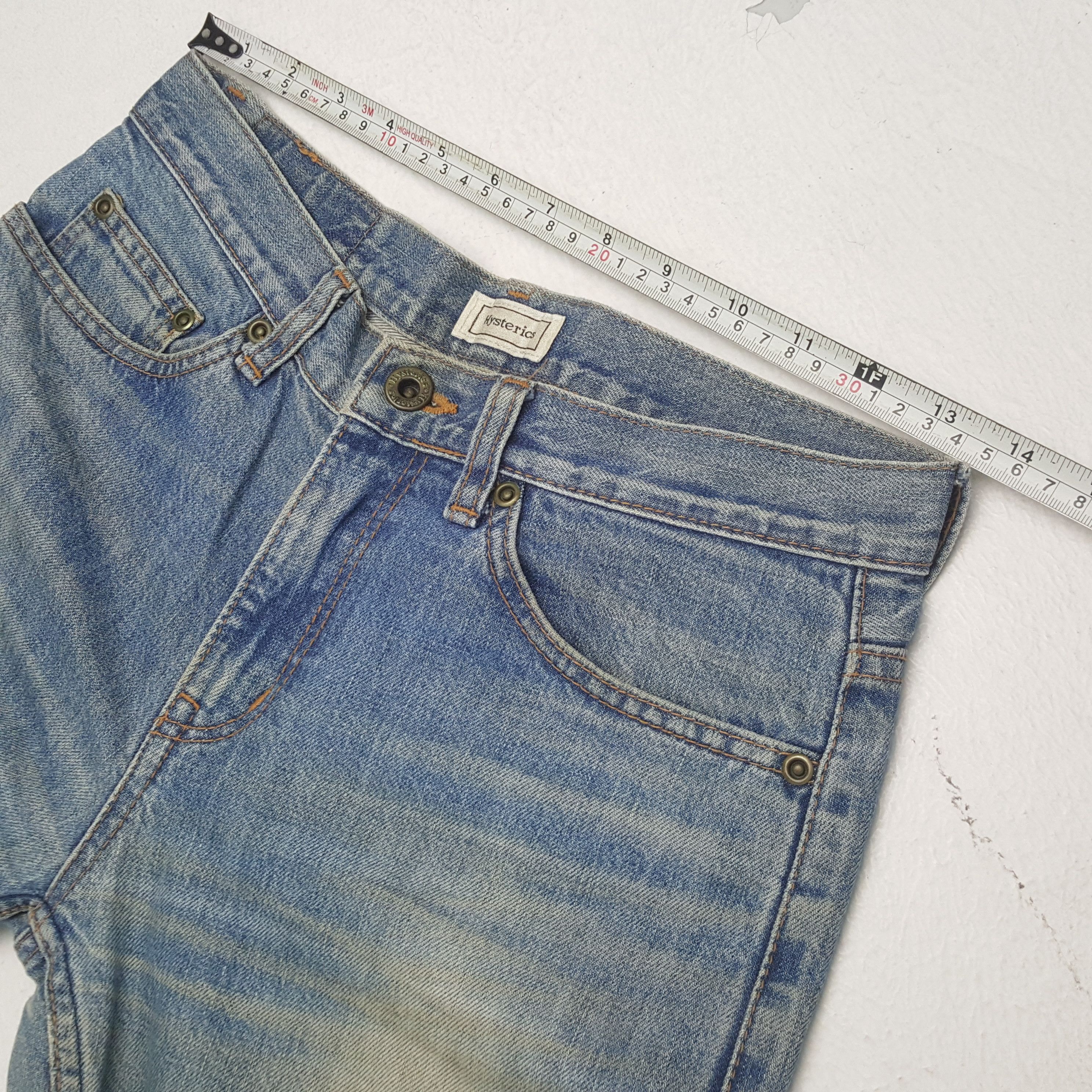 Hysteric Glamour × Japanese Brand × Vintage HYSTERIC GLAMOUR Japanese Brand Streetwear Custom Art Jeans Size US 27 - 7 Thumbnail