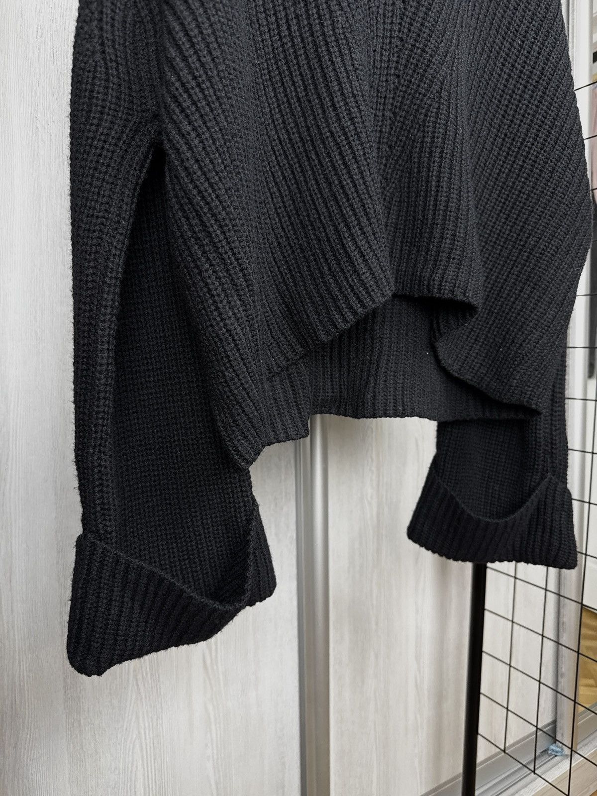 forte_forte forte_forte italy_inverno 2017 black knit oversized hoodie Size M / US 6-8 / IT 42-44 - 3 Thumbnail