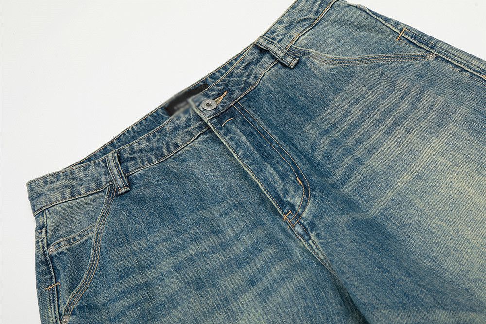 Jean American retro men's flared washed jeans Size US 32 / EU 48 - 3 Thumbnail