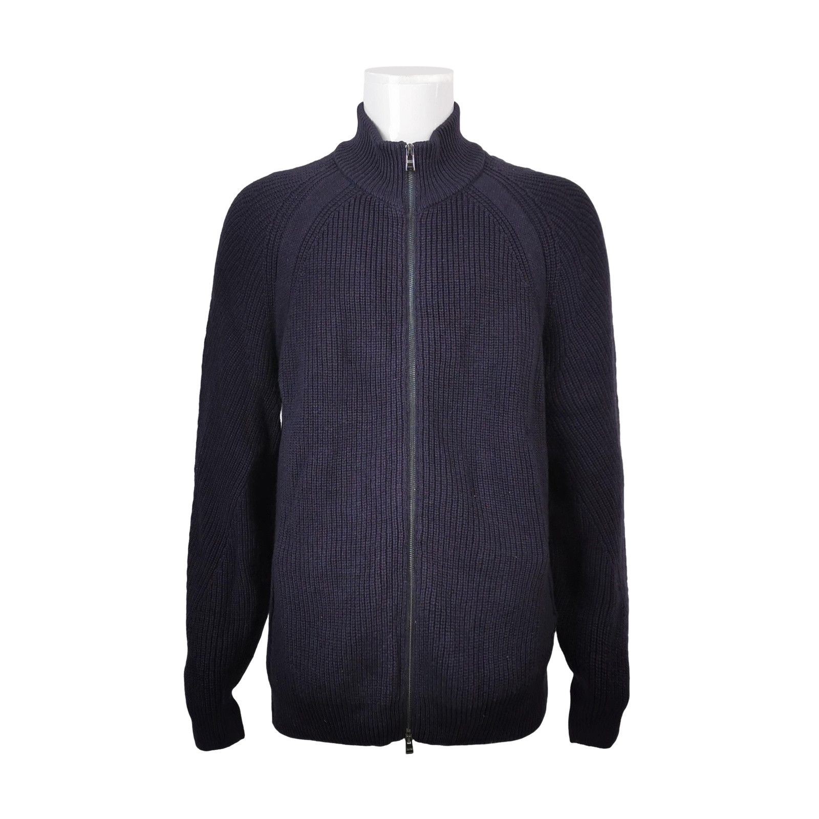 Hugo Boss Hugo Boss Wool Cashmere Silk Zip Jacket XL Size US XL / EU 56 / 4 - 1 Thumbnail