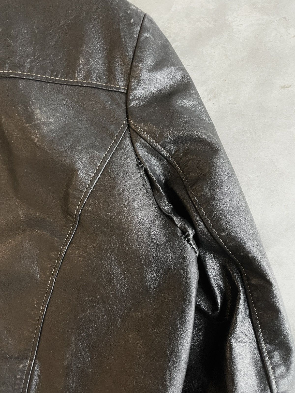 Vintage Vintage Slim Leather Jacket Size US M / EU 48-50 / 2 - 7 Thumbnail