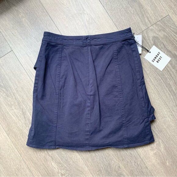 Aritzia Aritzia Sunday Best Women's Mini Skirt Draped ruffles Size 27" / US 4 / IT 40 - 8 Thumbnail