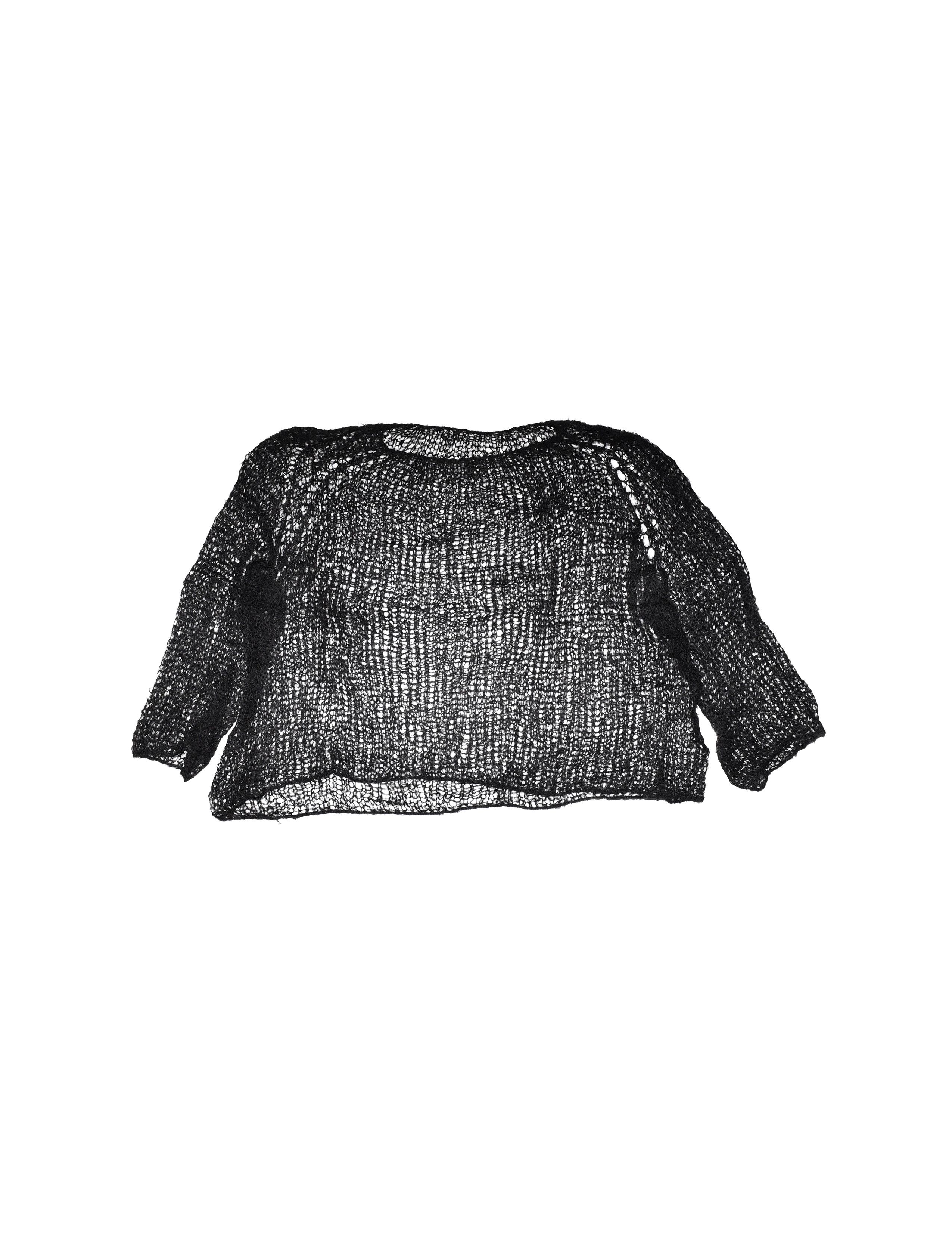 Handmade Mohair Grunge Loose-knit Handmade Knit Sweater Size US XXL / EU 58 / 5 - 1 Thumbnail