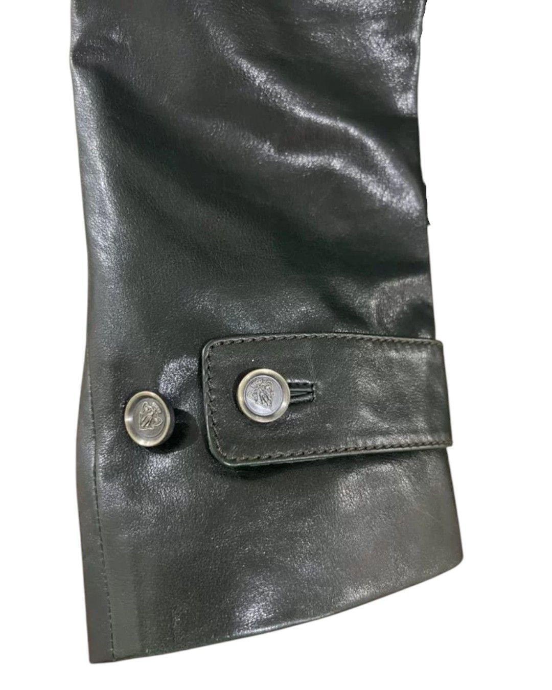 Gucci F/W 2007 RUNWAY LEATHER JACKET WITH FOX FUR COLLAR Size US L / EU 52-54 / 3 - 6 Thumbnail