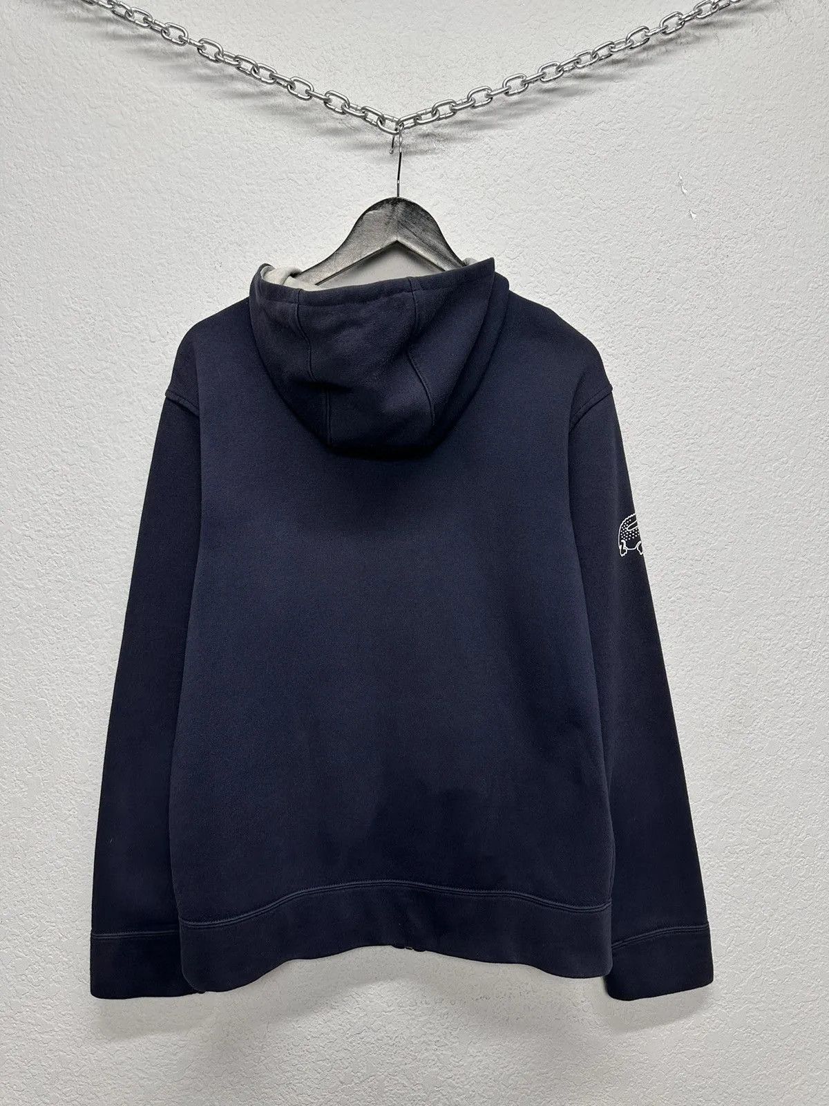 Vintage Vintage Blue Hoodie Lacoste Sport Casual Streewear Style Size US L / EU 52-54 / 3 - 10 Thumbnail