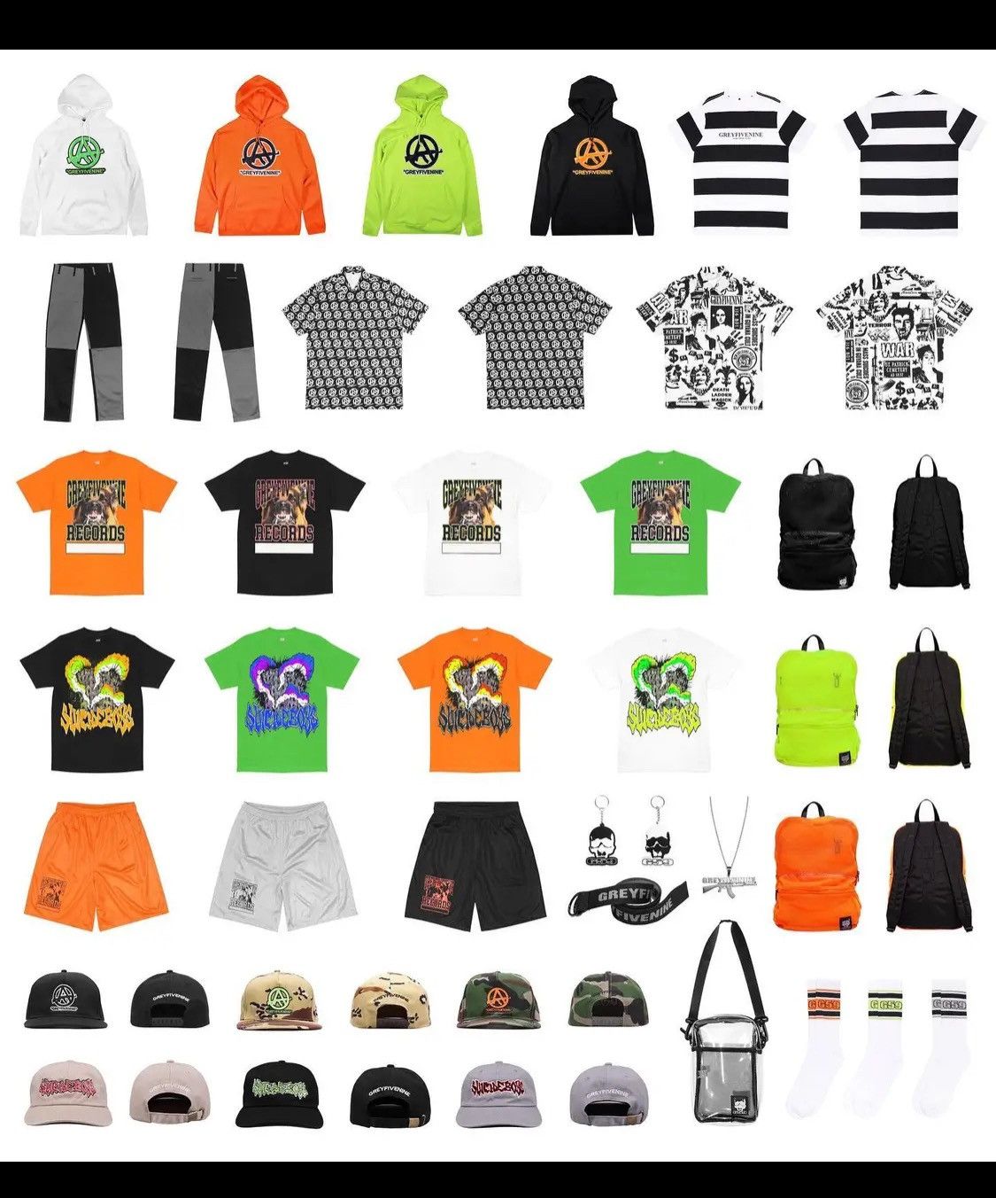 Fuck The Population × G59 Records Rare 2020 $uicideboy$ grey 59 made in chaos mesh shorts 2xl Size US 40 / EU 56 - 3 Thumbnail