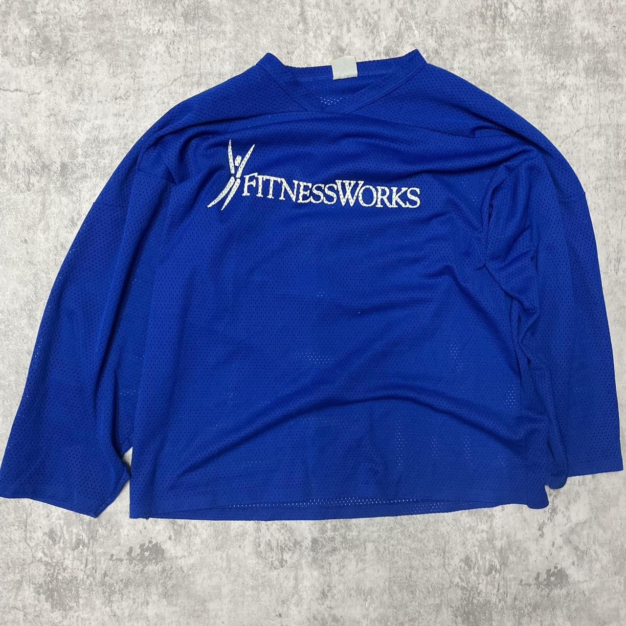Other Blue and white Fitness Works mesh long sleeve shirt fitness Size US M / EU 48-50 / 2 - 1 Thumbnail
