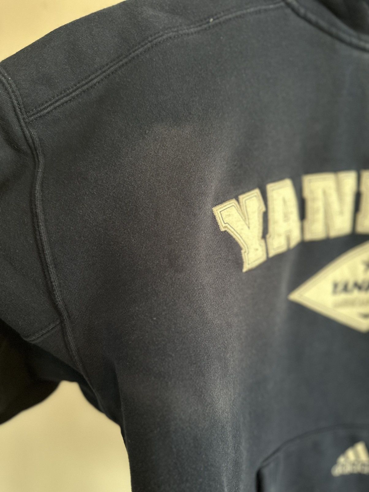 Adidas × Vintage 2000s BOXY Adidas New York Yankees Pullover Hoodie Size US M / EU 48-50 / 2 - 2 Thumbnail