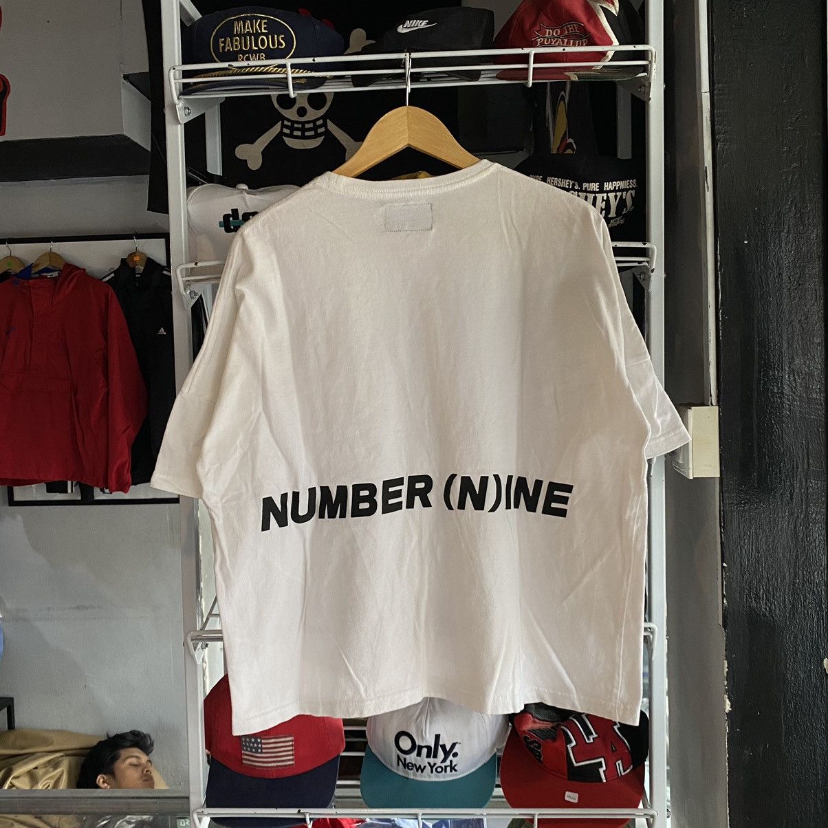 Number (N)ine Rare NUMBER (N)INE Big Spellout Pocket Tee Tshirt Size US S / EU 44-46 / 1 - 1 Thumbnail