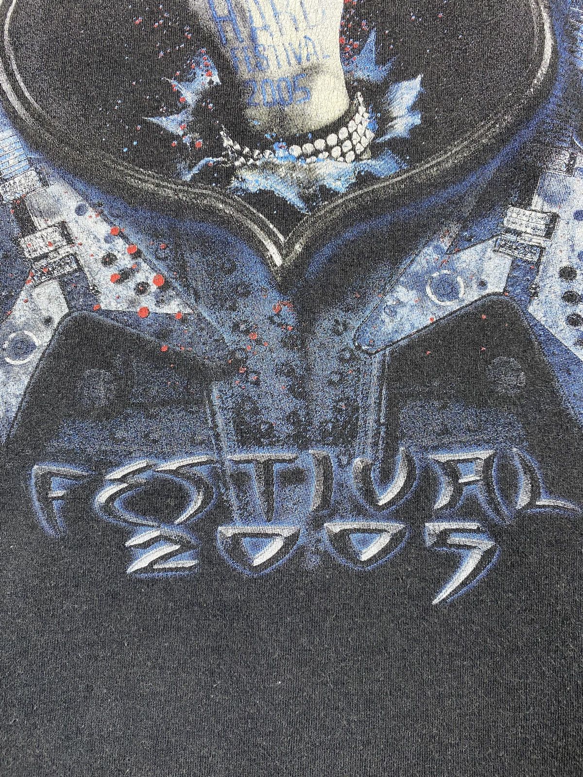 Band Tees × Vintage Vintage Rock Hard 2005 Rock Tee T Shirt Size US XL / EU 56 / 4 - 12 Thumbnail