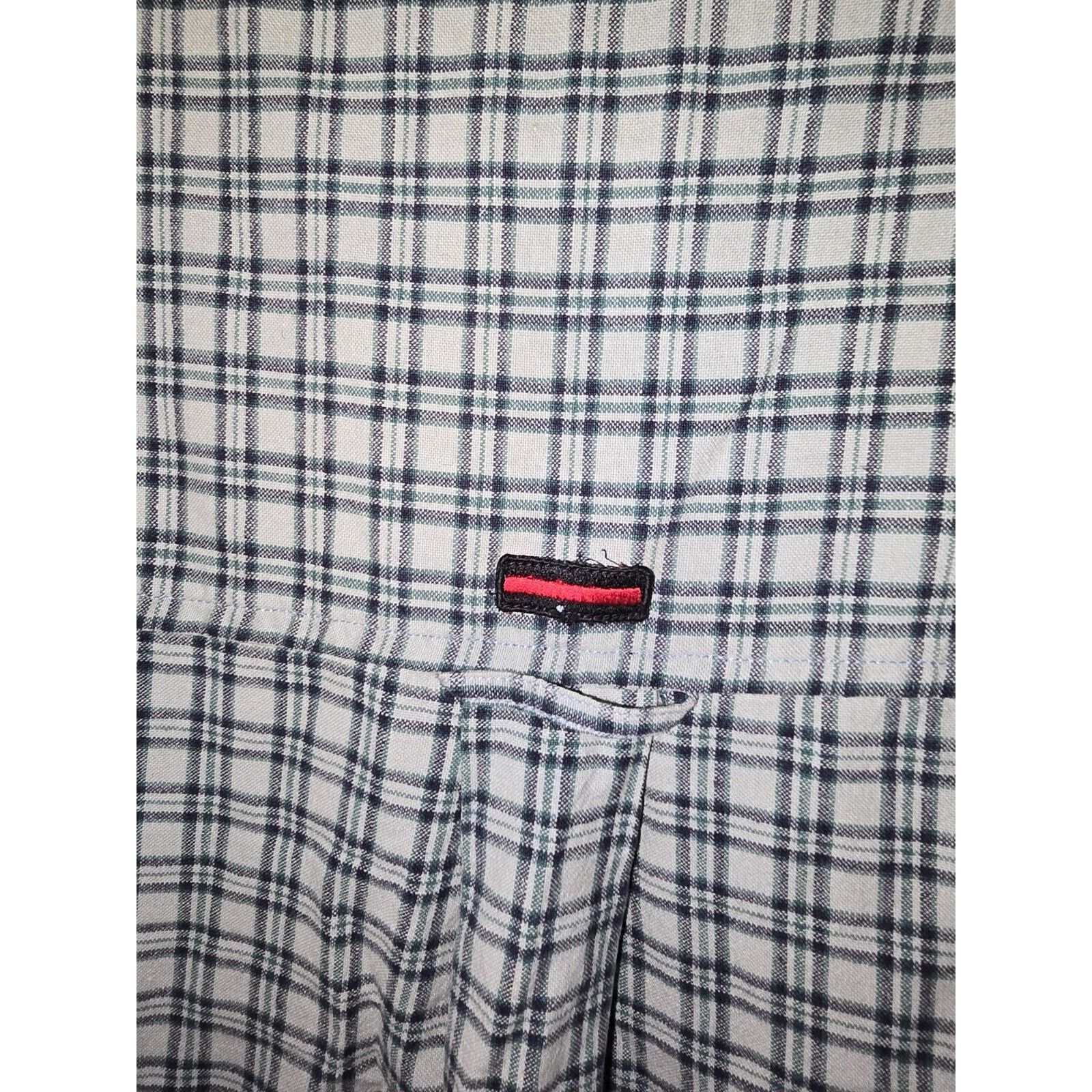 Fubu FUBU Mens Button Up Shirt XXL Check Plaid Short Sleeve Y2K Size US XXL / EU 58 / 5 - 6 Thumbnail