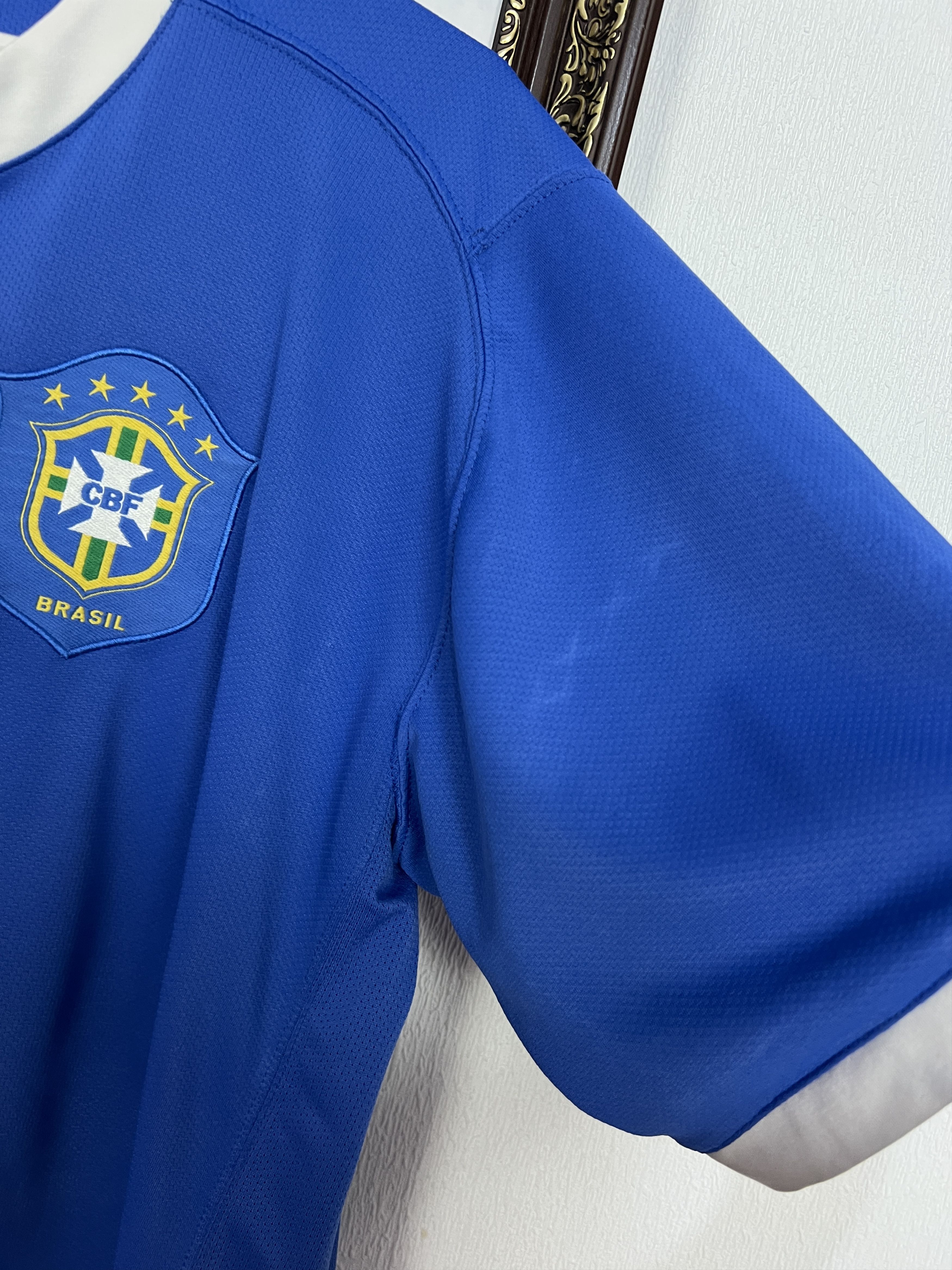Nike Brazil Away football shirt Soccer Jersey National Trikot Size US XXL / EU 58 / 5 - 5 Thumbnail