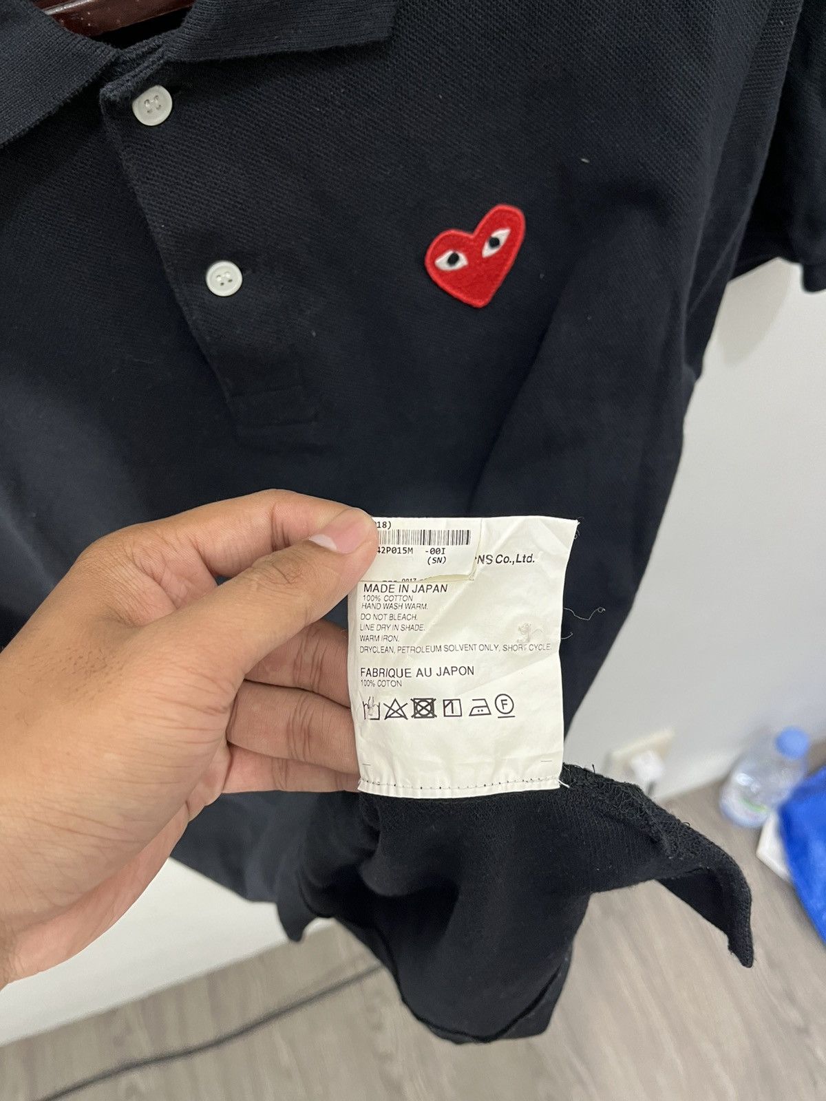 Comme des Garcons PLAY Comme des Garçons Play Polo Shirt Size US M / EU 48-50 / 2 - 8 Thumbnail