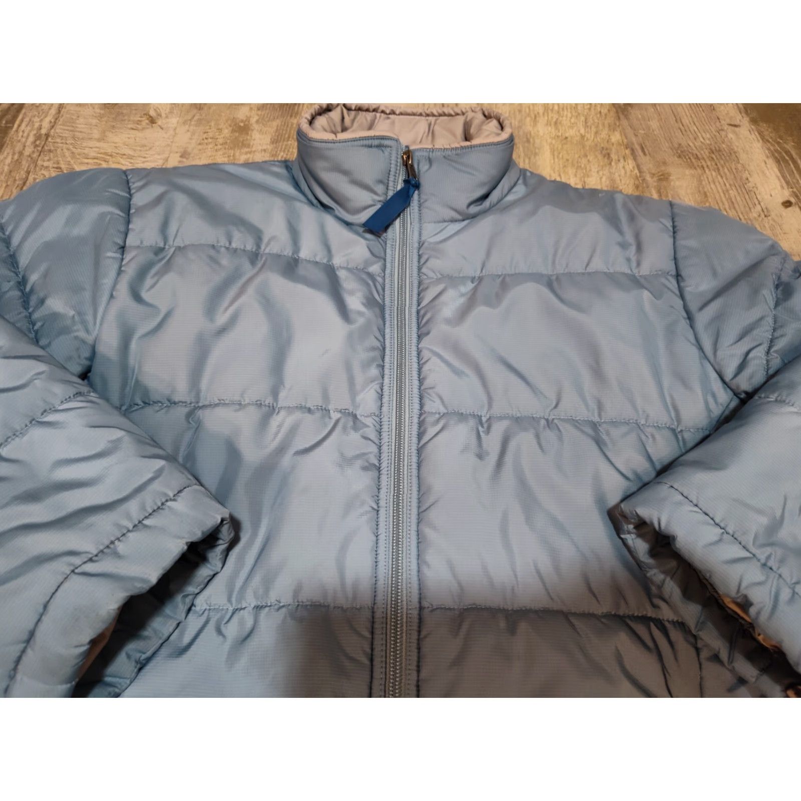 Patagonia Patagonia Vintage Down Full Zip Jacket Women’s Medium Blue Gray Read Size M / US 6-8 / IT 42-44 - 6 Thumbnail