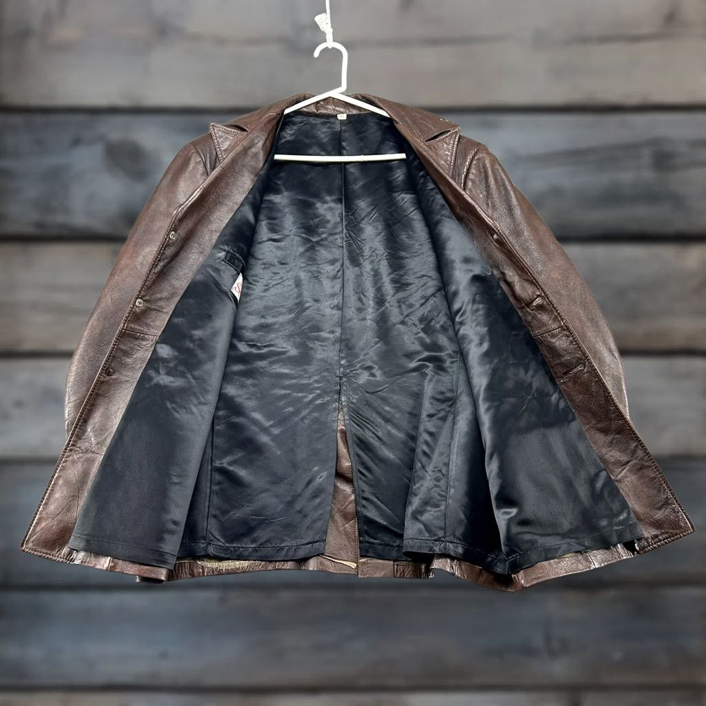 Scully Vintage Scully Leather Jacket Men 42 Brown Mocha Blazer Genuine Real Western 80s Size US XS / EU 42 / 0 - 1 Thumbnail
